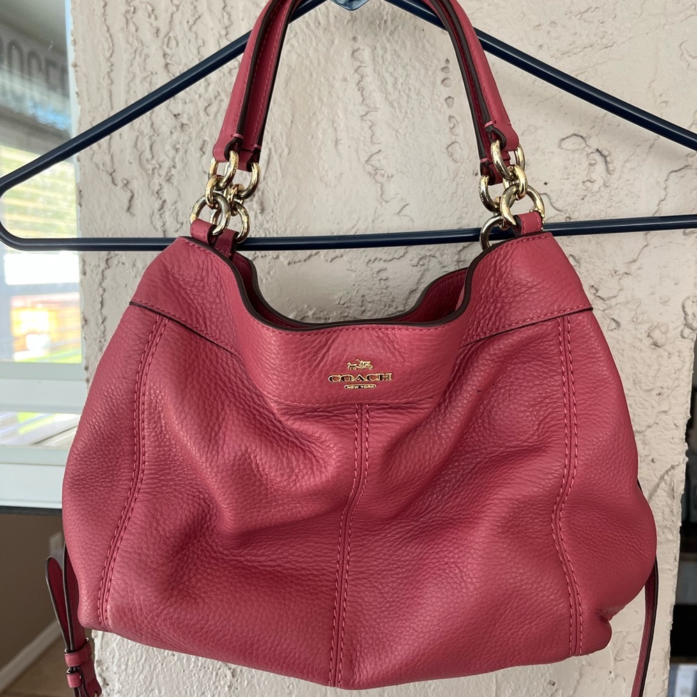 Coach Leather Crossbody Bag with wallet